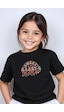 Fyk Kids Kız Çocuk Sweat Sassy Baskılı Tişört Siyah