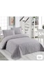 Örtüm Ivy Sarmaşık Çift Kişilik Microfiber Kapitone Yatak Örtüsü Açık Gri Örtüm Ivy Sarmaşık Çift Kişilik Microfiber Kapitone Yatak Örtüsü Açık Gri