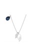 5734554 Ss Te Symbolıca:necklace Wıng Blu/rhs Metalik
