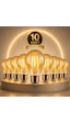 A6 Led Filament Ampul 6w 2700k Amber Cam Sarı Işık 600 Lümen 10lu