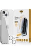 Buff Apple Uyumlu iPhone 15 - Şeffaf Kılıf + Ekran Koruyucu + Lens Koruyucu Privacy
