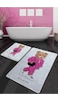 Boss Girl Banyo Halısı Djt 2 Li Set Çok Renkli