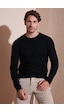 Buratti Pamuklu Bisiklet Yaka Slim Fit Basic Erkek Sweat 5905073 Siyah