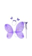 Lila Renk Kanadı Tacı Ve Sopası 50x37 Cm Lila Renk Kanadı Tacı Ve Sopası 50x37 Cm
