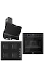 Ferre Fryart QEP63CS - SS205 - D080-SA Ankastre Set Siyah