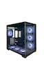 Zoko Emperor Siyah 7x12cm Argb Fanlı Atx Gaming Akvaryum Kasa