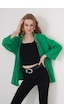 Bigdart 5862 Örme Kimono - Yeşil 001
