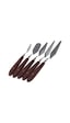 Hannah Metal Spatula Set 5'li Palette Knıves