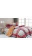 Comforter Boris Kırmızı Ekru Çift Kişilik Yorgan Seti Kırmızı - Ekru Comforter Boris Kırmızı Ekru Çift Kişilik Yorgan Seti Kırmızı - Ekru