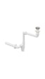 Aqua Bagno Smart Pop-up Sifon , Taşma Deliksiz Krom +comfort Yer Kazandıran Lavabo Sifonu -2 Parça Set