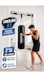Spor Byfit 70 Cm x 25 Cm Boks Kum Torbası Ve Barfiks Demiri Siyah
