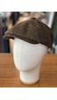Hamze Peaky Blinders Tarz İngiliz Model Balıksırtı Desen Kaşe Kumaş Kasket Şapka Kırmızı Kahverengi