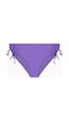 İpli Ayarlanabilir Bikini Alt Lila