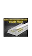 10 Adet -48w 120cm Led Lineer Bant Armatür Beyaz Işık Otopark Mağaza Ofis Aydınlatma Flöresan,yatay Bant Armatür 6500k Beyaz Işık Sıva Üstü Tavan Aydınlatması