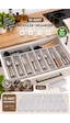 Porsima 0382 Modüler 10'lu Çekmece İçi Organizer Seti 30x7.5 Cm - Çatal Bıçak & Ev Düzenleyici Şeffaf Porsima 0382 Modüler 10'lu Çekmece İçi Organizer Seti 30x7.5 Cm - Çatal Bıçak & Ev Düzenleyici Şeffaf