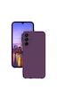 Samsung Uyumlu Galaxy A17 Kılıf Kamera Korumalı Silikon Rubber Arka Kapak Mor