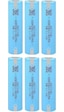 Aspilsan A28 Başlıksız Puntalı 3.7v 2900mah 25a Discharge Şarjlı Li-ıon Pil 6 Adet Set
