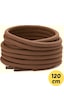 Neystore 120 Cm Extra Sağlam Yuvarlak, Fitilli Bot Bağcığı,kahverengi