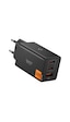 Spigen 67w Usb-c + Usb-a 3 Port Hızlı Şarj Aleti Samsung Pps 2.0 Isı Düşüren Gan Pro Akım Korumalı Pd 3.0 / Scp / Fcp Protokol Güç Adaptörü İphone & Android & İpad & Macbook Type-c Black
