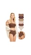 Cottonhill Yüksek Bel Basic Lazer Kesim Bikini Külot 6'lı Paket-2 Model3