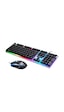 Ally G21 USB Led Işıklı Kablolu Q Klavye Mouse Set