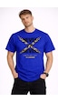 Herkesemoda Never Say Detaylı Basic T-shirt Mavi Herkesemoda Never Say Detaylı Basic T-shirt Mavi
