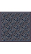 BELLİ Saf İpek Eşarp 4101d02 Sura İpek -0235 - 90 X 90 / Lacivert Lacivert