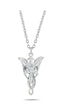 Brezza Lusso Jewelry Gümüş Kaplama Akşam Yıldızı Evenstar- Arwen Kolye - M248 Çok Renkli