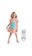 Denokids Denizkızı Pembe Kız Elbise Pembe
