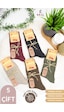 Kral Socks Kışlık Yün Lambswool Kadın Çorap 5'li Paket Çok Renkli