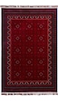 Elvey Home Afgan Vintage Kaymaz Taban Gerçek Kadife Bambu Sık Dokuma Otantik Dekoratif Zamansız Tasarım Halı Red/bordo