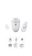 Arzum Ar5173 Sateen Touch Şarjlı Epilasyon Cihazı, Beyaz