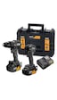 Dewalt DCK2222MP2T-QW Mclaren F1 Team 18V XR 2x5.0AH Akülü Kömürsüz Darbeli Matkap ve Vidalama Seti