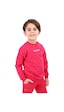 Toontoy Unisex Çocuk Nakışlı Sweatshirt Fuşya