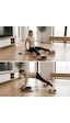 Ahşap Pilates Aleti 20+ Egzersiz Destekli 4 Kademe Dirençli Kayan Platformlu Fitness Egzersiz Aleti Siyah