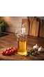 Porsima 408 Kare Borosilikat Cam Yağdanlık Yağlık Sirkelik 400ml Şeffaf