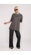 Füme Baskılı Oversize Tişört Mg1491 Füme Baskılı Oversize Tişört Mg1491