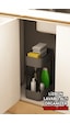 Lizbon Çok Amaçlı 2 Katlı Banyo Organizer Düzenleyici Dolap Içi Tezgah Altı Tekerleksiz Organizer Gri