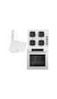 Ferre QBL62CB + SS206 + D087 Beyaz Ankastre Set Ferre QBL62CB + SS206 + D087 Beyaz Ankastre Set