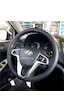 Hyundai Accent Blue Direksiyon Kılıfı Soft Siyah ( 38Cm×10Cm )
