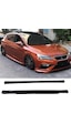 Seat Leon Mk3 Aero Yan Marşpiyel Seti Mat Siyah Plastik 2 Adet 2012-2020