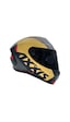 Axxis Draken S Kask Mat Gold - Siyah