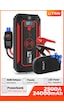 Utrai Jstar 4 24000mAh 2500A Jump Starter Taşınabilir Akü Takviye Cihazı (Kablosuz Şarj + Pusula + Çanta + Led Lamba + Powerbank)