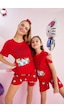 Siyah İnci Lisanslı %100 Pamuk Çok Renkli Bisklet Yaka Şort Pijama Takım Hk117 Kırmızı Siyah İnci Lisanslı %100 Pamuk Çok Renkli Bisklet Yaka Şort Pijama Takım Hk117 Kırmızı