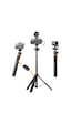 K&f Concept 158cm Bluetooth Selfie Çubuğu & Tripod - Cep Telefonları Ve Aksiyon Kameralar İle Uyumlu