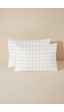 Mix & Match Vero %100 Pamuk 2 Li Yastık Kılıfı Seti 50x 70cm Beyaz