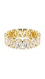 5707190 Swarovski Yüzük Matrıx:rıng Oval Whı/gos 55 Metalik
