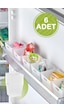 Mithra Life 6 Adet Buzdolabı Kapak İçi Düzenleyici Ve Banyo Organizer Mıt1103 Şeffaf Mithra Life 6 Adet Buzdolabı Kapak İçi Düzenleyici Ve Banyo Organizer Mıt1103 Şeffaf