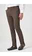 İmza Kahverengi Yan Cep Slim Fit Esnek Chino Pantolon 1003260154 Koyu Kahverengi