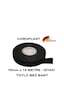Coroplast Tüylü Bez Bant 19Mm x 15 Metre - Siyah